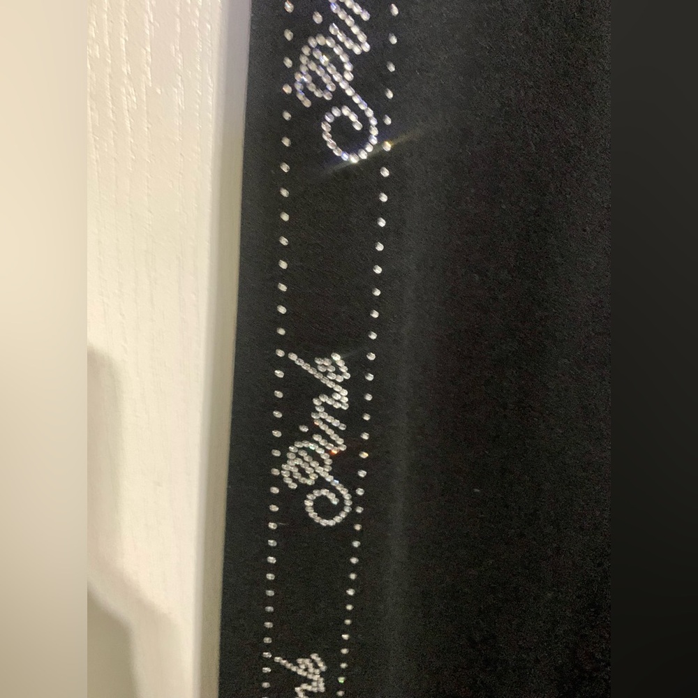 VS PINK Relay Logo Shine Flare Leggings - Picture 4 of 7